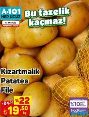 KIZARTMALIK FİLE PATATES KG